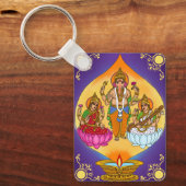 Lakshmi Ganesh Sleutelhanger (Voorkant)