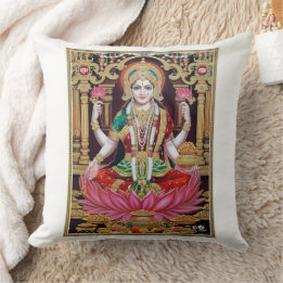LAKSHMI - GODDESS LAKSHMI - COUSSIN (COULEUR A3)