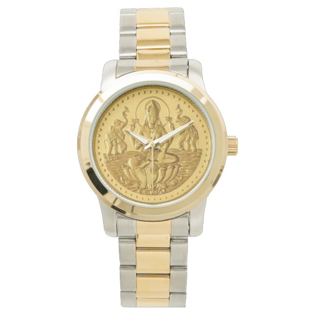 Lakshmi Goddess of Wealth Watch Horloge (Voorkant)