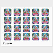 Lakshmi Godin Grote Vierkante Sticker (Vel)