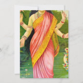 Lakshmi Hindu Goddess Kaart (Voorkant)