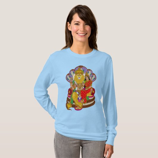Lakshmi Narasimha T-Shirt (Voorkant volledig)