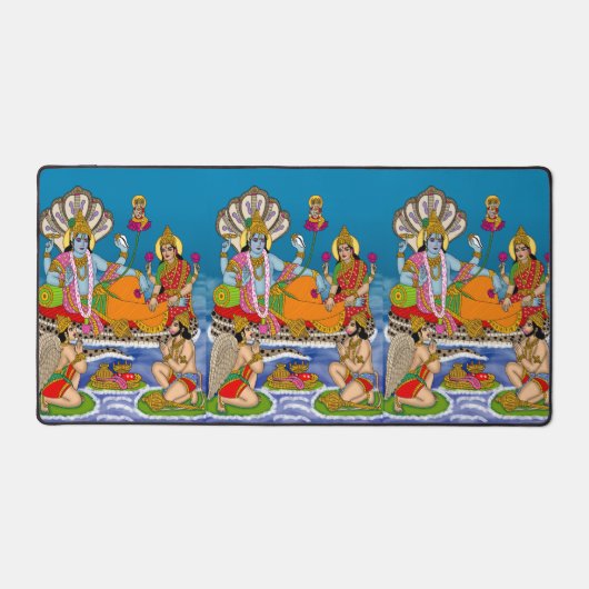 Lakshmi Narayan Desk Mat (Voorkant)