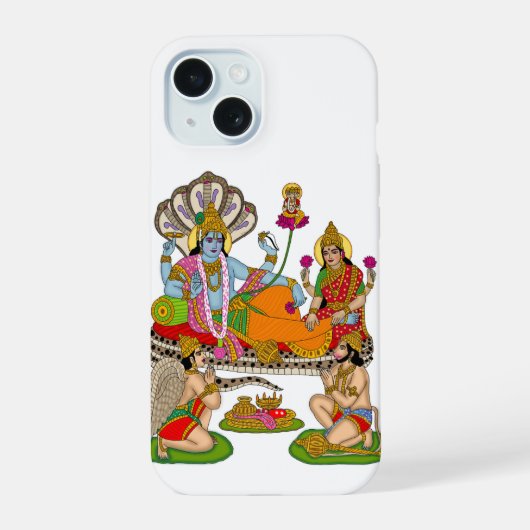 Lakshmi Narayan Phone Case iPhone 15 Hoesje (Achterkant)