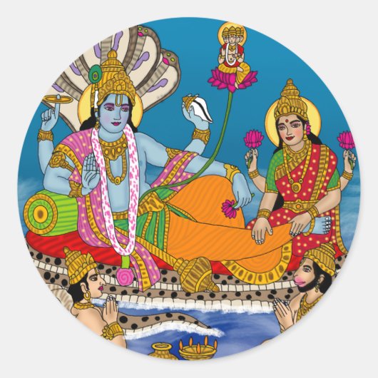 Lakshmi Narayan Sticker (Devant)
