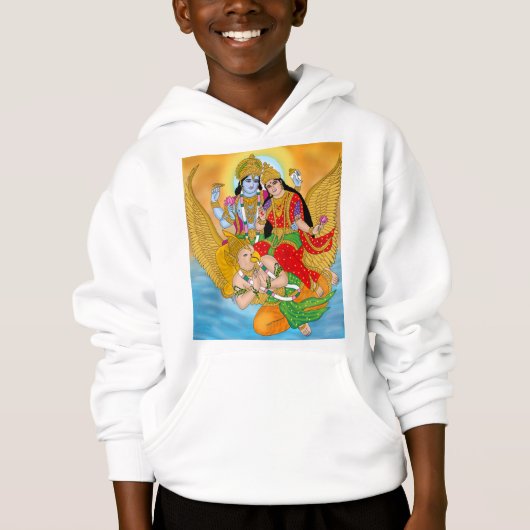 Lakshmi Narayan Sweat à capuche – Vêtements décont (Devant)
