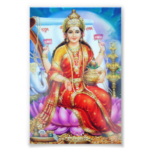 Lakshmi Print (4 x 6 inch) - versie 1 Foto Afdruk