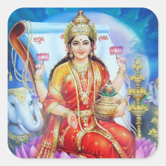 Lakshmi Stickers versie 1 (Voorkant)