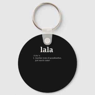 Lala Definition Funny Grandma Moederdag Vrouwen Sleutelhanger
