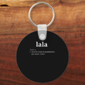 Lala Definition Funny Grandma Moederdag Vrouwen Sleutelhanger (Voorkant)