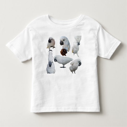 Lala Le Cockatoo Six Poses Tshirt Toddler (Devant)