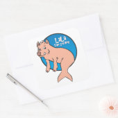 LaLa : Le porc marin : Sticker (Enveloppe)