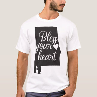 L'Alabama bénissent votre T-shirt de coeur