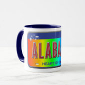 L'Alabama - tasse d'état d'arc-en-ciel (Devant gauche)