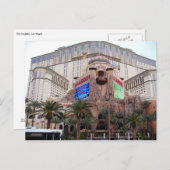 L'Aladdin, carte postale de Las Vegas (Devant / Derrière)