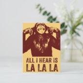 LaLaLa Briefkaart (Staand voorkant)