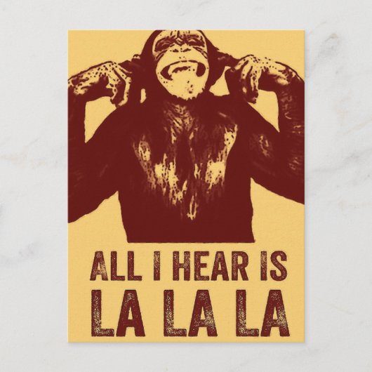 LaLaLa Briefkaart (Voorkant)