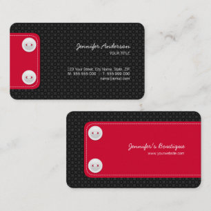 L'album à couturier ouvre le carte de visite