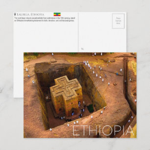 Lalibela, Éthiopie Carte Postale de Voyage