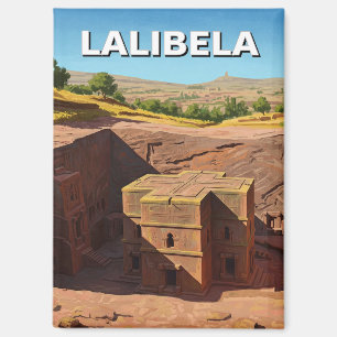 Lalibela Rock Churches Ethiopië Magneet