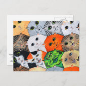 L'alien parmi nous carte postale (Devant / Derrière)