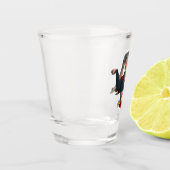 Lalisa zwart roze geld shot glas (Links)