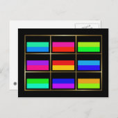 L'Allemagne Multihue marque la carte postale (Devant / Derrière)