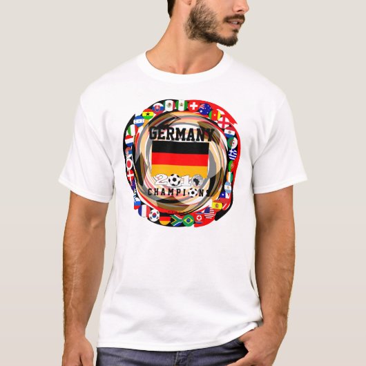 L'Allemagne soutient le T-shirt 2010 de coupe du (Devant)