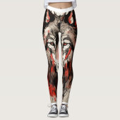 L'allure de Bloody Fox Logo sur Leggings (Devant)