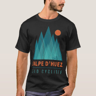L'Alpe D'Huez Velo Cycliste Gift voor Fietsers Cyc T-shirt