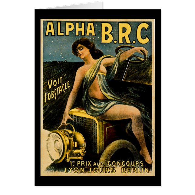 L'alpha B.R.C. Lyon voyage l'automobile de cru de (Devant)