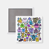 "l'alphabet book" - Magnet (Recto/Verso)