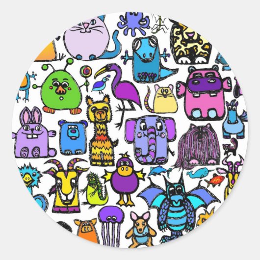 "l'alphabet book" - Stickers (Devant)