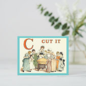 L'alphabet C est pour les cartes de recettes de co (Debout devant)