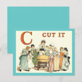 L'alphabet C est pour les cartes de recettes de co (Devant / Derrière)