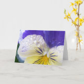 L'alto fleurit la carte de voeux (Fleur jaune)