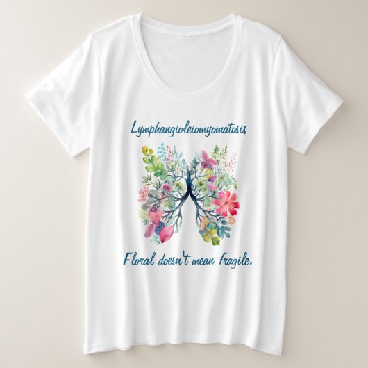 LAM Floral Doesn't Mean Fragile Women's T-Shirt (Design devant)