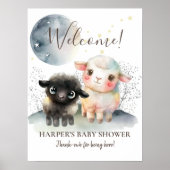 Lam Genderneutraal Baby shower Poster (Voorkant)
