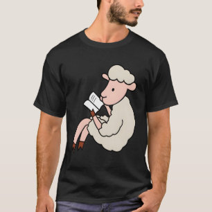 Lam Lezen Boeken Literatuur Schaap Lezen T-shirt