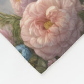 Lam met een kroon op een troon fleece deken (Hoek)