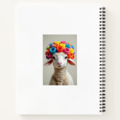 Lam met haarrollers notitieboek (Achterkant)