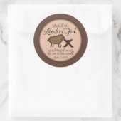 Lam van God Kerst Bijbel Verse Stickers (Tas)