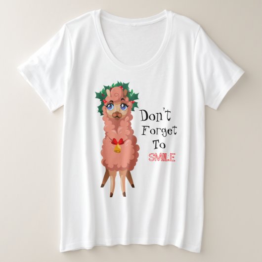 lama à Noël (Design devant)