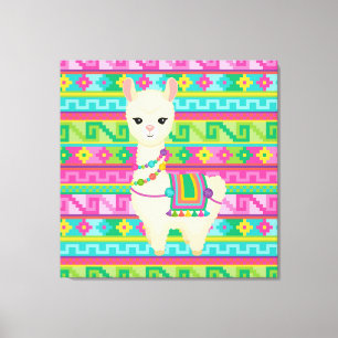 lama canvas afdruk