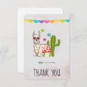 Lama cool en Merci lunettes de soleil en forme de  (Devant / Derrière)