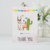 Lama cool en Merci lunettes de soleil en forme de  (Debout devant)