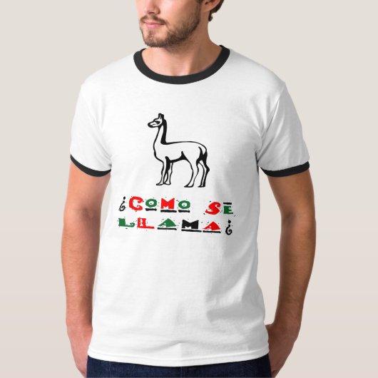 Lama de Se de Como, T-shirt drôle (Devant)