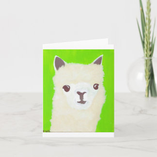 Lama, dieren kaart