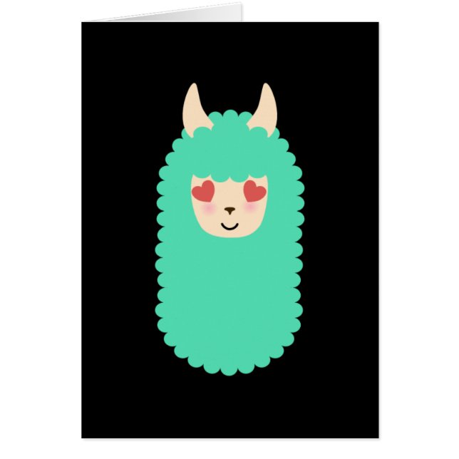 Lama Emoji d'amour (Devant)