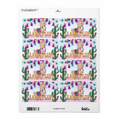 LAMA FLUFF | Stickers Topkaphyloscopes à traiter (Feuille entière)